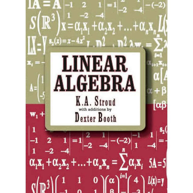 Industrial Press 9780831131883 Linear Algebra: