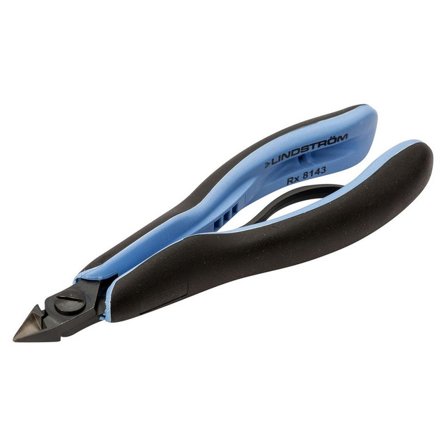 Lindstrom Tool RX8147PS Cutting Pliers; Insulated: No ; Jaw Length (Decimal Inch): 0.4100 ; Overall Length (Inch): 5-3/8 ; Overall Length (Decimal Inch): 5.3300 ; Jaw Width (Decimal Inch): 0.39 ; Head Style: Tapered