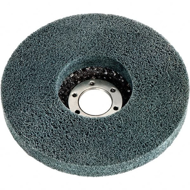 Metabo 626417000 Deburring Disc: 5" Dia, 7/8" Hole, Very Fine Grade, Zirconia Alumina