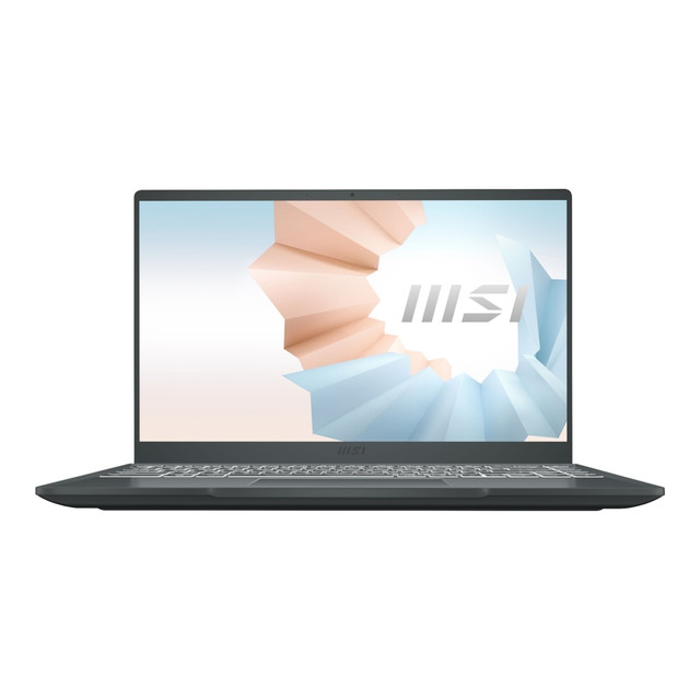 MSI COMPUTER CORP MSI MODERN14285  Modern 14 B10MW-285 Gaming Laptop, 14in Screen, Intel Core i5, 8GB Memory, 256GB Solid State Drive, Carbon Gray, Windows 10 Pro