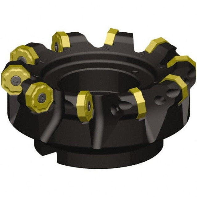 Kennametal 6159030 100mm Cut Diam, 32mm Arbor Hole, 5.5mm Max Depth of Cut, 46.5° Indexable Chamfer & Angle Face Mill