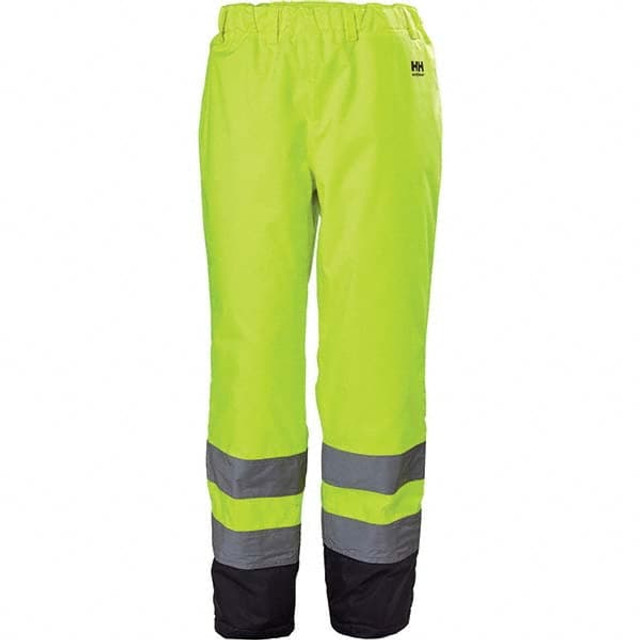 Helly Hansen 70445_369-3XL Rain Pants: Polyester, Elastic Closure, Charcoal & High-Visibility Yellow, 3X-Large