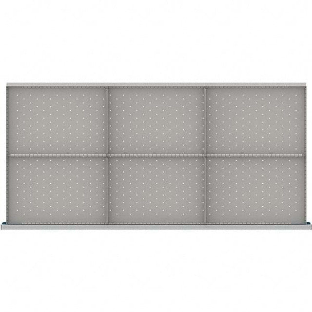 LISTA DWDR-LR106-100 6-Compartment Drawer Divider Layout for 3.15" High Drawers