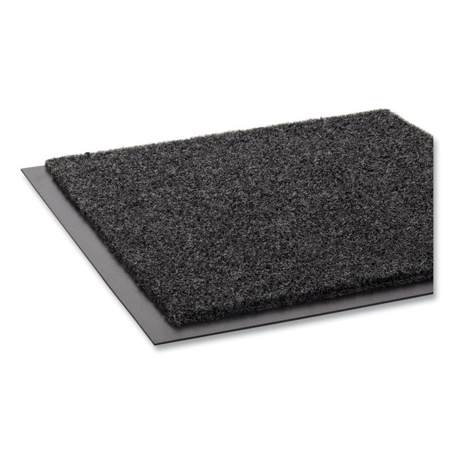 CROWN MATS & MATTING ET0034CH EcoStep Wiper Mat, Rectangular, Charcoal Gray Cut Pile Surface, 36" x 48"