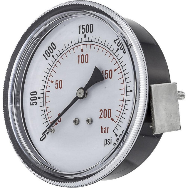 PIC Gauges 103D-354P Pressure Gauges; Gauge Type: Utility Gauge ; Scale Type: Dual ; Accuracy (%): 3-2-3% ; Dial Type: Analog ; Thread Type: 1/4" MNPT ; Bourdon Tube Material: Bronze