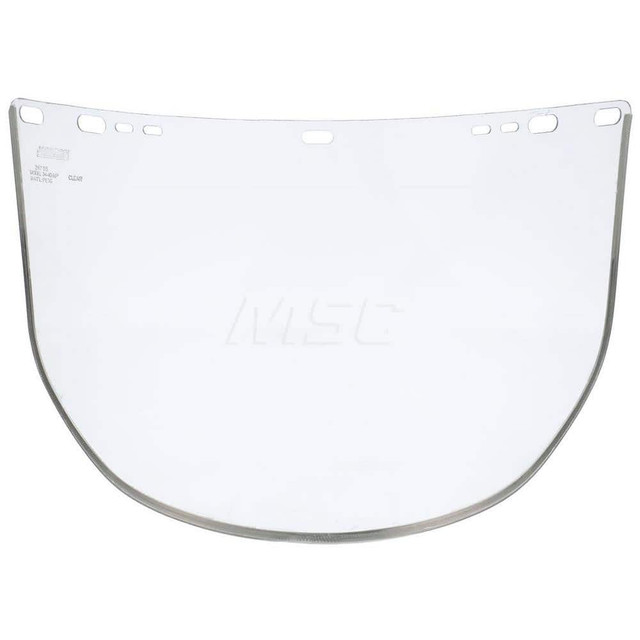 Jackson Safety 28962 Face Shield Windows & Screens: Replacement Window, Clear, 9" High, 0.04" Thick