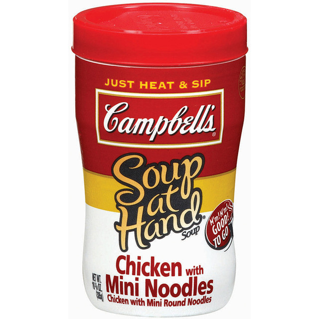 CAMPBELL SOUP COMPANY 14982 Campbells Soup At Hand, Chicken With Mini Noodles, 10.75 Oz, Box Of 8 CAMPBELL SOUP COMPANY 14982 Campbells Soup At Hand, Chicken With Mini Noodles, 10.75 Oz, Box Of 8