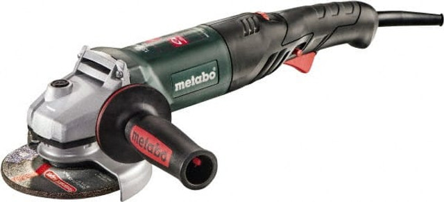 Metabo US601243760 Corded Angle Grinder: 5" Wheel Dia, 11,000 RPM, 5/8-11 Spindle