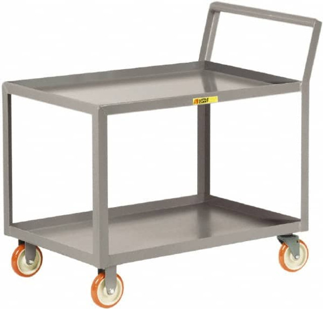 Little Giant. LGKL-3048-5PY Shelf Utility Cart: Steel, Gray