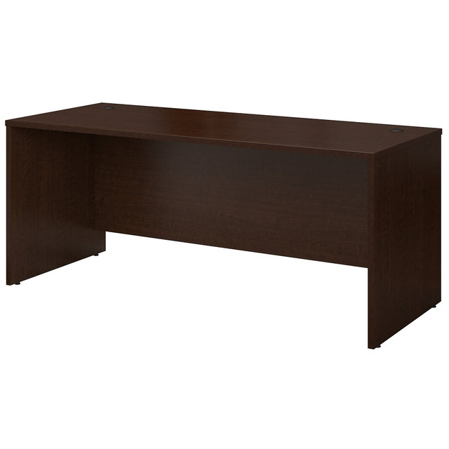 BUSH INDUSTRIES INC. WC12936 Bush Business Furniture Components Office 72inW Computer Desk, Mocha Cherry, Standard Delivery