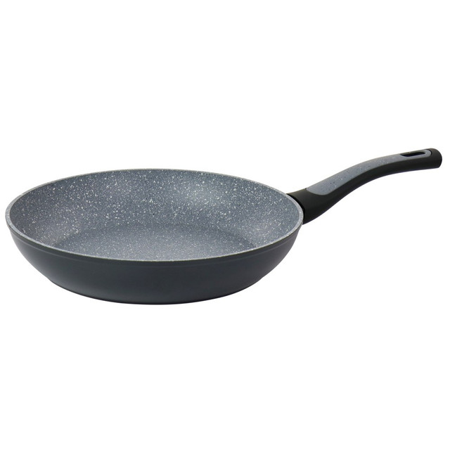 GIBSON OVERSEAS INC. 995115163M Oster Bastone Aluminum Non-Stick Frying Pan, 10in, Gray