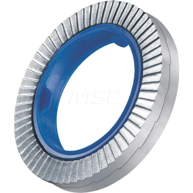 Heico HKB-3/8"SS Wedge Lock Washer: 21 mm OD, 10.5 mm ID, Stainless Steel, DIN 1.4404, Uncoated
