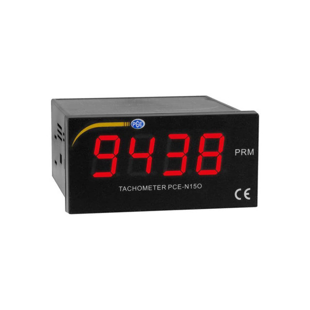 PCE Instruments PCE-N15O Tachometers; Tachometer Type: Digital Display ; Accuracy: 0.1% ; Minimum Measurement: 0 rpm ; Maximum Measurement: 9999 rpm ; Minimum Resolution: 1 rpm ; Maximum Resolution: 1 rpm
