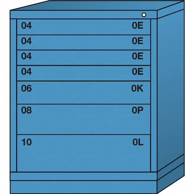 Lyon BBS4030301007IL Standard Mid-Range - Single Drawer Access Steel Storage Cabinet: 30" Wide, 28-1/4" Deep