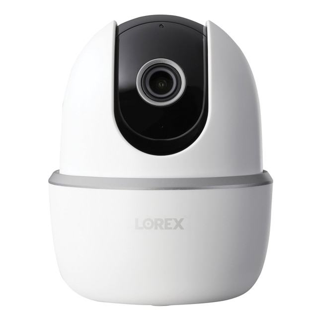 LOREX CORPORATION W462AQC-E Lorex QHD Indoor Wi-Fi Smart Pan-And-Tilt Security Camera With Person Detection, 4.2inH x 3.9inW x 3.9inD, White LOREX CORPORATION W462AQC-E Lorex QHD Indoor Wi-Fi Smart Pan-And-Tilt Security Camera With Person Detection, 4.2inH x 3.9inW x 3.9inD, White