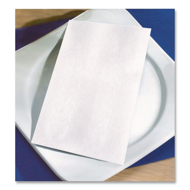 HOFFMASTER 066038 Dinner Napkins, 2-Ply, 15 x 17, White, 300/Carton