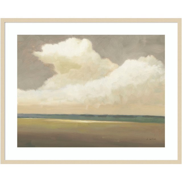 UNIEK INC. A42705548068 Amanti Art Prairie Summer by James Wiens Wood Framed Wall Art Print, 41inW x 33inH, Natural