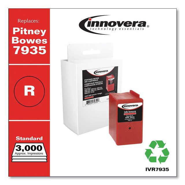 innovera IVR7935 Compatible Red Postage Meter Ink: Red