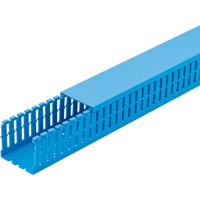 Panduit F1X3LG6 "Wire Duct: Slotted Wall, 3.12" High, 1.26" Wide, Screw Mount"