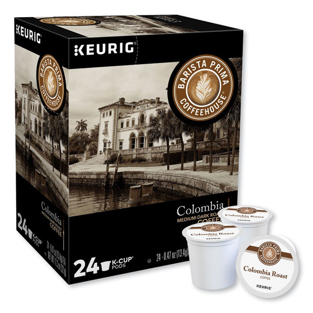 KEURIG DR PEPPER Barista Prima Coffeehouse® 6613 Colombia K-Cups Coffee Pack, 24/Box