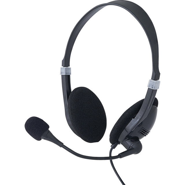 VERBATIM AMERICAS LLC Verbatim 70723  Stereo Headset with Microphone and In-Line Remote - Stereo - USB Type A - Wired - 32 Ohm - 20 Hz - 20 kHz - Over-the-head - Binaural - Circumaural - 6.56 ft Cable - Omni-directional Microphone