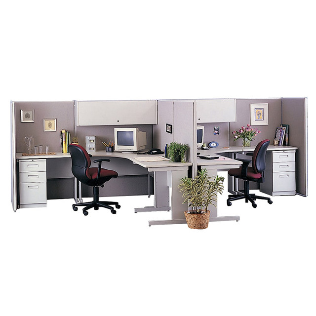 Maintaining a quiet work environment helps your employees concentrate on the task at hand, so they can stay productive. This HON panel is made of a noise-dampening material that absorbs sound, lowers the background noise, and lets your workers focus more efficiently.  HON Verse panels feature a semi-tackable, woven 100% Olefin gray, color-coordinated fabric and scratch-resistant frames.  This HON office panel can stand freely with optional T-base connector (sold separately) to enhance furniture, provide privacy and create a professional work environment.  Easy assembly instructions included.  Backed by the basyx by HON 5-year limited warranty.  A simple, effective and effortless way to divide space.  Cost-effective solution for organizations that want efficient space management at a competitive price.  Simple visual design blends with any office decor.  Tackable acoustical upholstered surfaces feature a sound-absorbing material.  Performs well for administrators, technical workers and call-center workers.  Sizes to create almost any size of open-plan workstation or private office.  Structural panel frame is all metal for strength and durability.  Snap-on connectors permit incredibly fast installation and reconfiguration.  Allows people to concentrate while seated, but see across the workplace when standing.  Panels have integral trim  no additional parts or pieces.  This product is heavy and/or oversized and may need more than one person to handle.