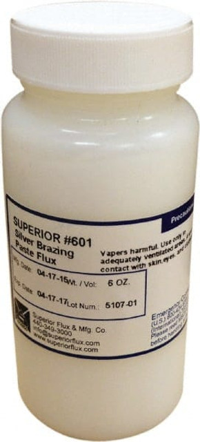 Made in USA 601SILV-6OZBRSH Flux & Soldering Chemicals; Container Type: Plastic Bottle w/Brush