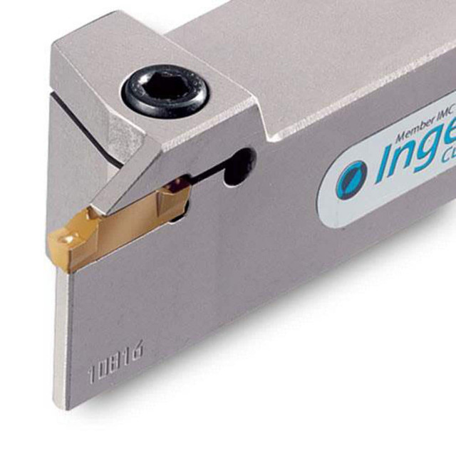 Ingersoll Cutting Tools 2800348 Indexable Grooving Toolholders; Toolholder Type: External Grooving ; Insert Seat Size: 4 ; Cutting Direction: Right Hand ; Maximum Depth of Cut (Decimal Inch): 0.9800 ; Minimum Groove Width (Decimal Inch): 0.1570 ; Too