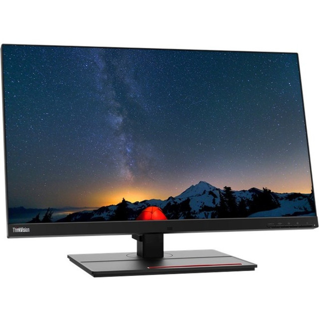 LENOVO, INC. 62F1RAR6US Lenovo ThinkVision P27u-20 27in Class Webcam 4K UHD LCD Monitor - 16:9 - Raven Black - 27in Viewable - In-plane Switching (IPS) Technology - WLED Backlight - 3840 x 2160 - 1.07 Billion Colors - 450 Nit - 4 ms - Speakers - HDMI