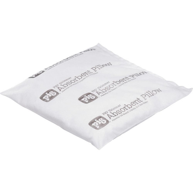 New Pig PIL203 Sorbent Pillows; Application: Oil Only; Capacity per Package (Gal.): 10 gal; Length (Inch): 17.00; Total Package Absorption Capacity: 10 gal; Filler Material: Polypropylene