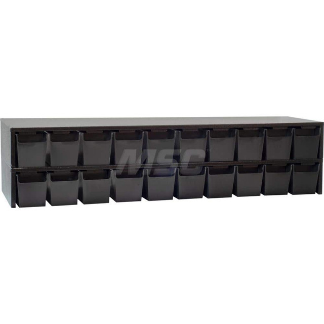 Platt & LaBonia PL-SM5BINSTACK Stacking Bins; Type: Stacking Bins ; Width (Inch): 40 ; Height (Inch): 9-5/16 ; Bin Material: Plastic ; Bin Color: Red ; Features: Includes (10) Small & (5) Large Black High Impact Styrene Bins; Each Bin Includes (2) Ad