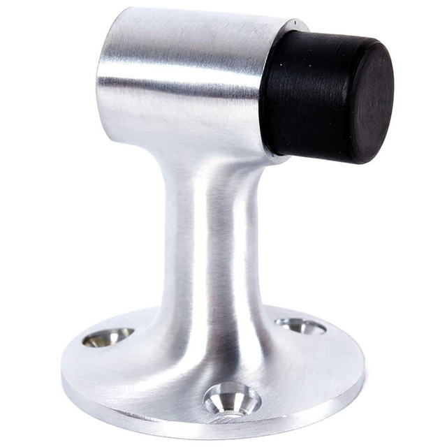 IVES FS448 US28 Stops; Type: Angle Floor Stop ; Finish/Coating: Aluminum (Satin) ; Projection: 3 (Inch); Mount Type: Floor