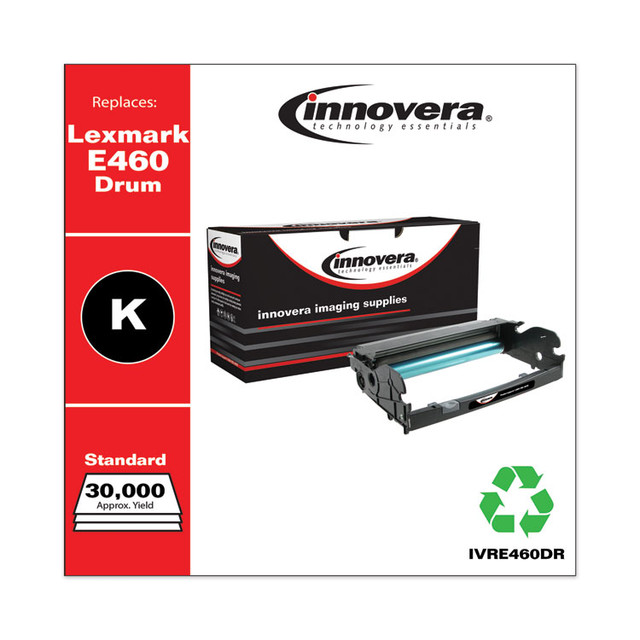 INNOVERA E460DR Remanufactured Black Drum Unit, Replacement for E260X22G, 30,000 Page-Yield