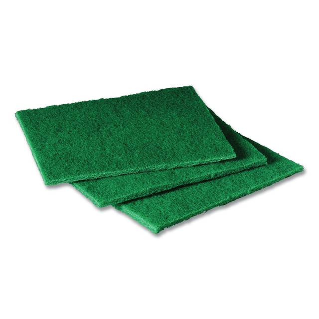 3M CO Scotch-Brite 96  Scrubbing Pads, Green, Box Of 20