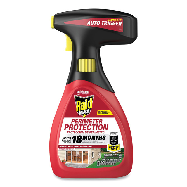S.C. JOHNSON & SON, INC. Raid 659436EA  Max Perimeter Protection Bug Spray, 30 Oz Bottle