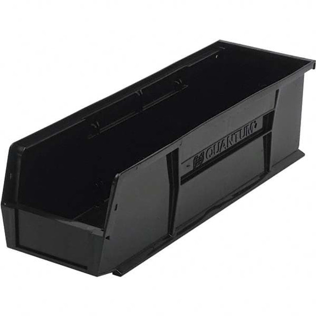 Quantum Storage QUS238BK Plastic Hang & Stack Bin: Black