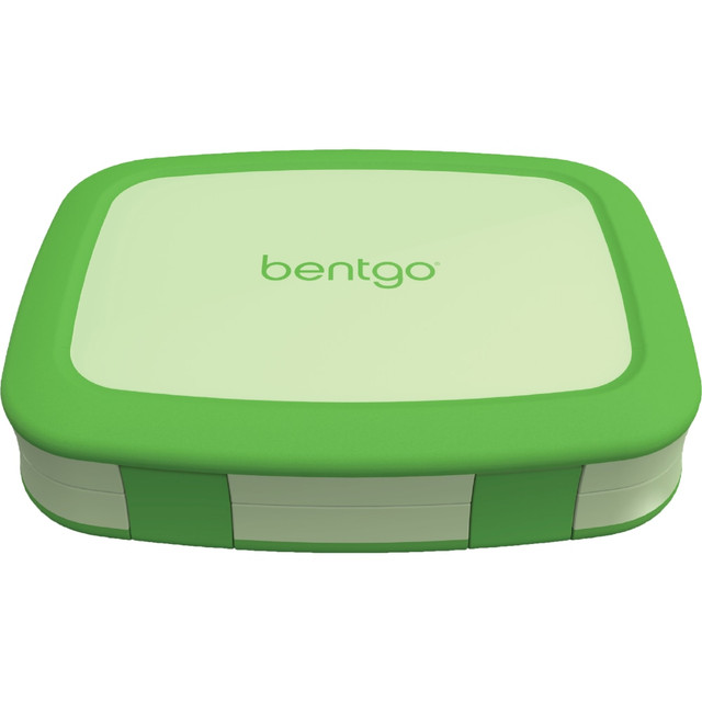 BEAR DOWN CONSULTING Bentgo BGOKIDS-G  Kids Lunch Box, 2inH x 6-1/2inW x 8-1/2inD, Green