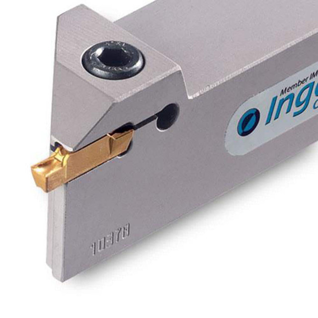 Ingersoll Cutting Tools 2830027 Indexable Grooving Toolholders; Toolholder Type: External Grooving ; Insert Seat Size: 5; 6 ; Cutting Direction: Left Hand ; Maximum Depth of Cut (Decimal Inch): 0.2360 ; Minimum Groove Width (Decimal Inch): 0.1880 ; T