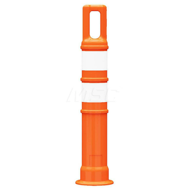 Plasticade 7328-LD-O-3EGWW Traffic Barrels, Delineators & Posts; Reflective: Yes ; Base Needed: Yes ; Compliance: MASH Compliant; MUTCD Standards ; Collar Two Width (Inch): 3 ; Collar One Width (Inch): 3