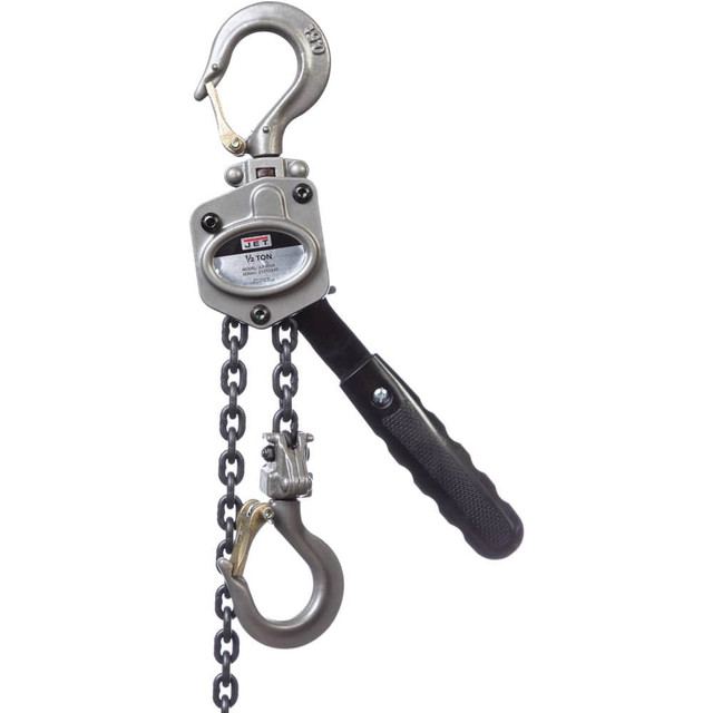 Jet 287203 Manual Hand Chain Hoist: 1,000 lb Working Load Limit, 20' Max Lift