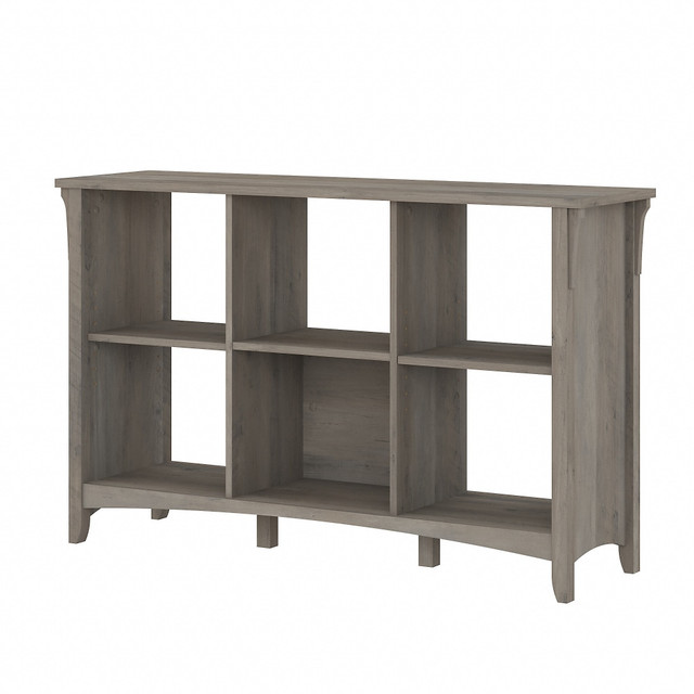 BUSH INDUSTRIES INC. SAB148DG-03 Bush Furniture Salinas 30inH 6-Cube Storage, Driftwood Gray, Standard Delivery BUSH INDUSTRIES INC. SAB148DG-03 Bush Furniture Salinas 30inH 6-Cube Storage, Driftwood Gray, Standard Delivery