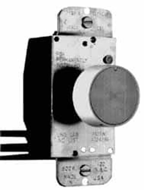 Pass & Seymour 90611W 1 Pole, 125 V, Commercial Grade Rotary Dial Dimmer Switch