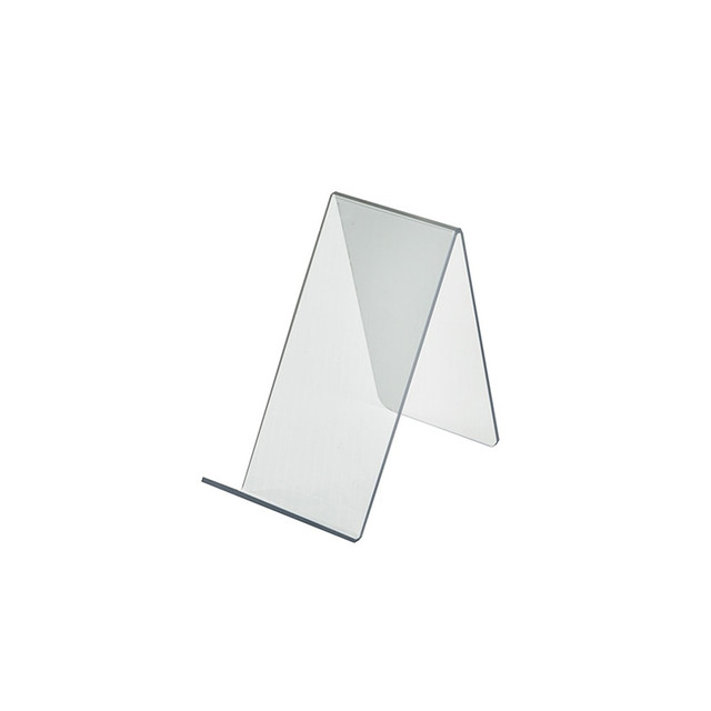 AZAR DISPLAYS 515425  Tabletop Easels, Acrylic, 6 1/2inH x 3 1/2inW x 7 1/2inD, Clear