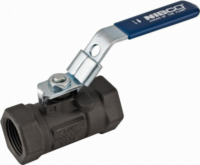 NIBCO NL94398P Fire Safe Manual Ball Valve: 3/4" Pipe, Reduced Port