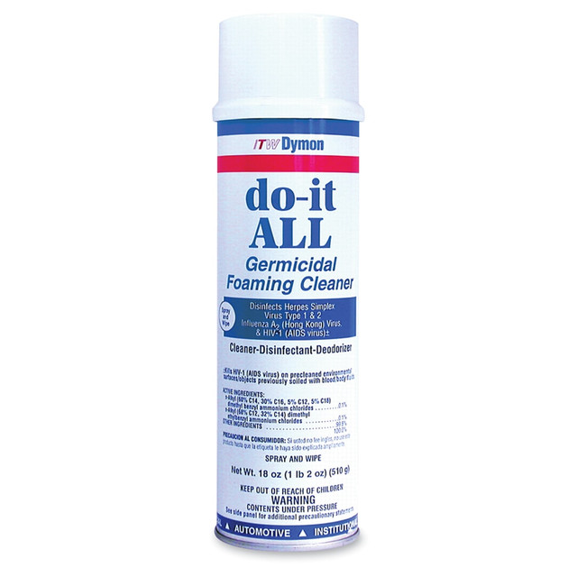 ITW DYMON 08020  Do-It-All Foaming Germicidal/Disinfectant, 18 Oz Bottle