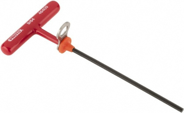 Proto J46409-TT Hex Key: Tethered T-Handle Cushion Grip Arm