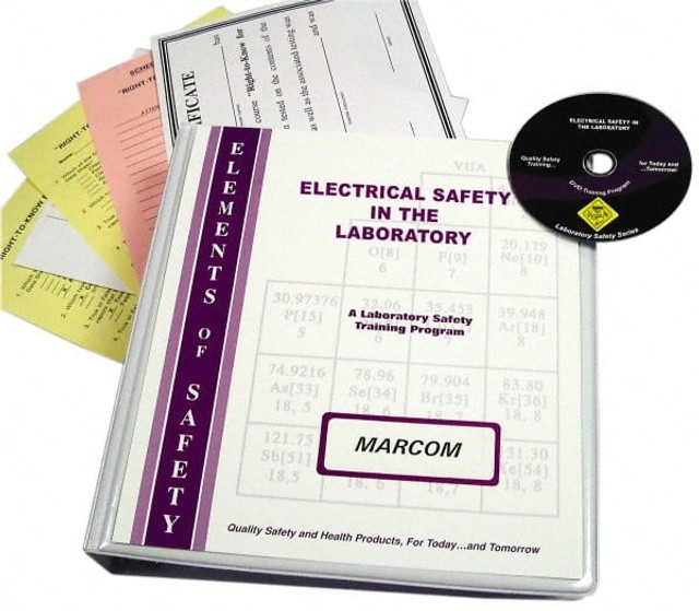 Marcom V000ESF9EL Electrical Safety in the Laboratory, Multimedia Training Kit