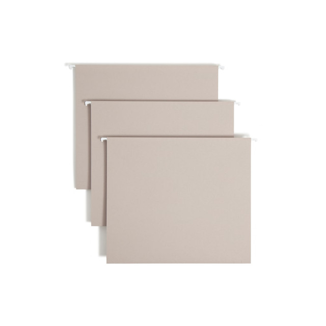 SMEAD MFG CO 64240 Smead TUFF Hanging Box Bottom Folder With Easy Slide? Tab, 2in Expansion, 1/3-Cut Sliding Tab, Letter Size, Steel Gray, Box of 18 SMEAD MFG CO 64240 Smead TUFF Hanging Box Bottom Folder With Easy Slide? Tab, 2in Expansion, 1/3-Cut Sliding Tab, Letter Size, Steel Gray, Box of 18