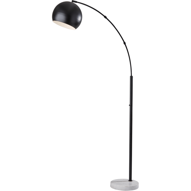 ADESSO INC 5170-01 Adesso Astoria Arc Floor Lamp, 78inH, Matte Black