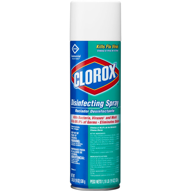 THE CLOROX COMPANY 38504 Clorox Disinfecting Spray, Fresh Scent, 19 Oz Bottle